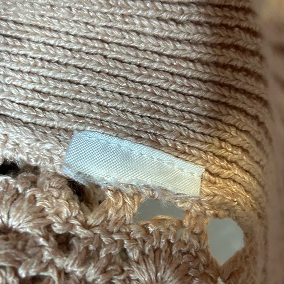 Brochu Walker Pale Peach Open Knit Sweater - Picture 7 of 7